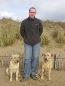 Dressage canin en Vendée sur la plage