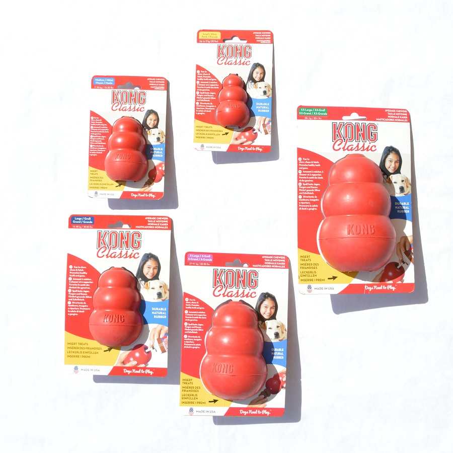 Kong Classic jouets pour chiens pour occuper le chien et éviter les bétises